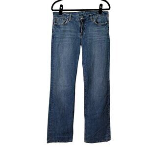 Lucky Brand Dungarees Women's Mid-rise Medium Wash Straight Leg Size 8